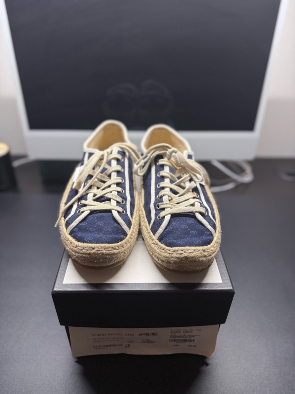 Gucci - Espadrille Sneakers in Navy